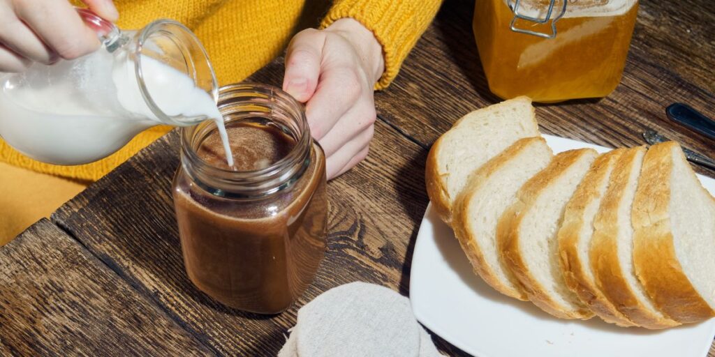 Homemade Mocha Coffee Creamer